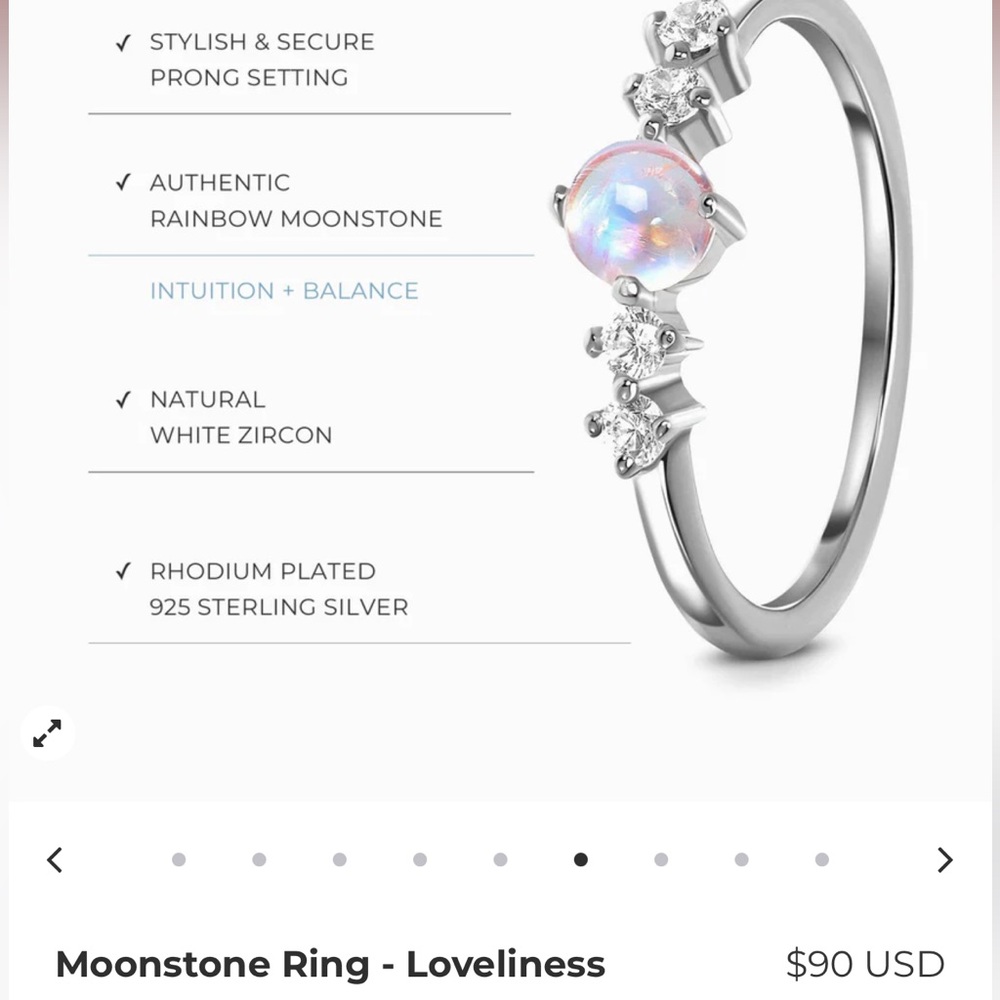 NIB Moon Magic Loveliness Ring